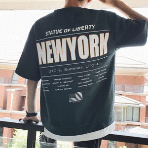 PAUSE 뉴욕 티셔츠 MH04 당일발송 