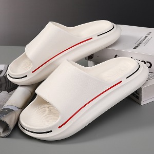 남녀공용 라인 포인트 러버 슬리퍼 MO503